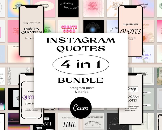 Instagram Quotes Template. Instagram Template for Coaches. | Etsy