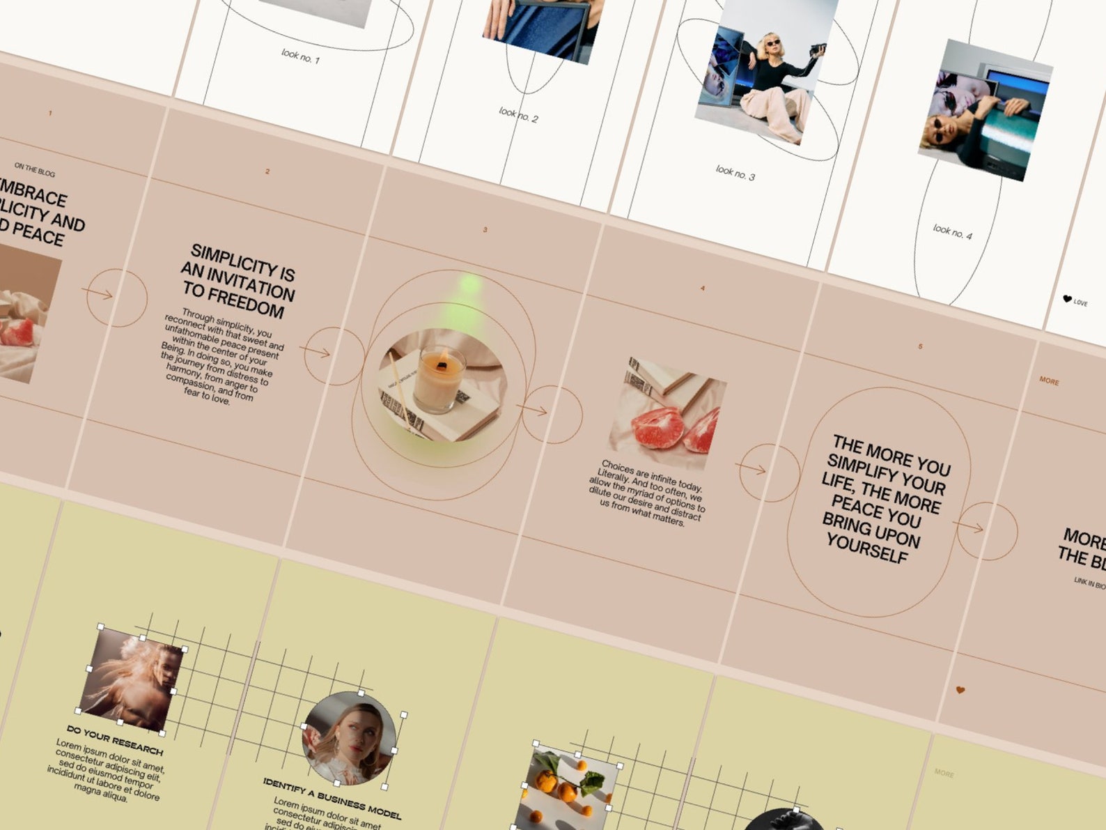 Instagram Carousel Bundle. Canva Templates for Small Business ...