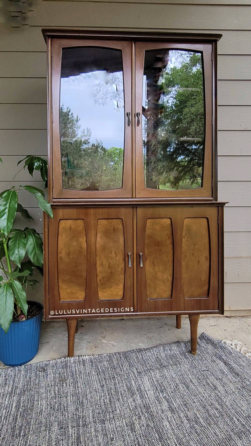 Buy Bassett Mid Century Buffet MCM Hutch Wood Dining Room