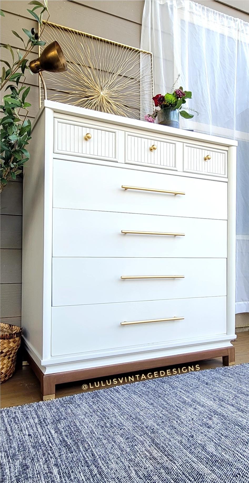 tall white dresser with gold knobs SOLD Do Not Buy//// Thomasville Vintage Dresser, Vintage Dresser, Hardware, Vintage, Antique Dresser, Midcentury Dresser, MCM S26D