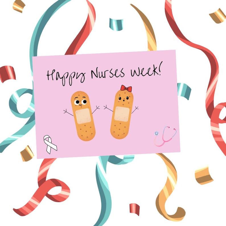 Happy Nurses Week Card Template - Etsy