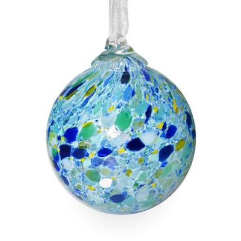 Hand Blown Glass Bauble, Decorative Glass, Window Ornament, Suncatcher