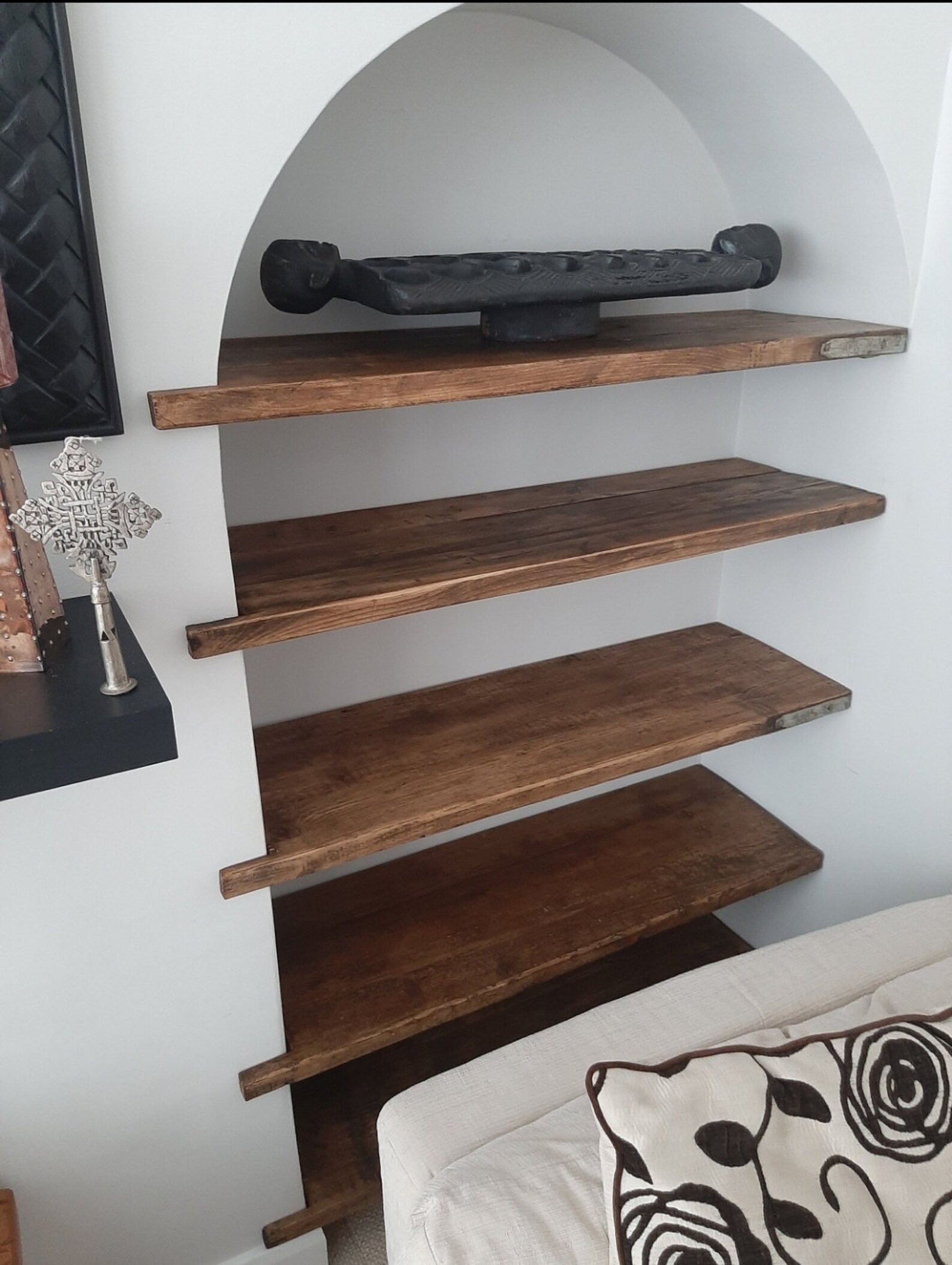 Deep 30cm Scaffold Board Rustic Shelf Bespoke Reclaimed Solid Etsy UK