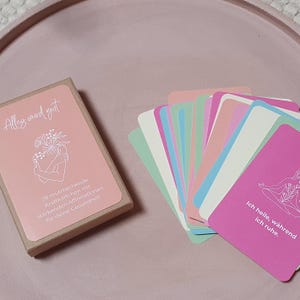 Gesundheitsaffirmationen Kartenset, Mutmacher Geschenk Krankheit, Selbstheilungskräfte aktivieren, Achtsamkeitskarten, Karten Selbstfürsorge