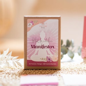 Human Design Manifestor • Kartenset mit 33 Affirmationen