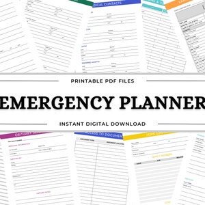 End of Life Planner Printable, Emergency Binder Printable, Beneficiary Info, Last Wishes Planner, Estate Planning Binder, Will Preparation