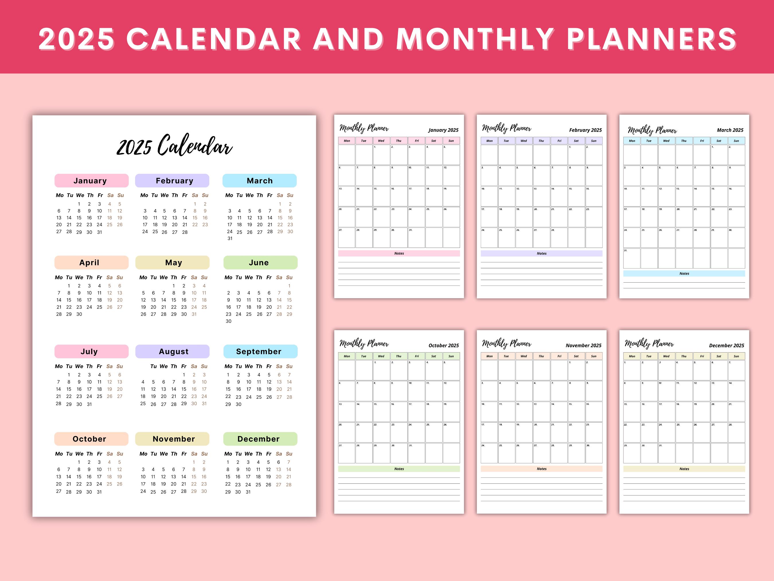2025 Adhd Student Planner Printable, Study Planner Bundle, Adhd Study ...