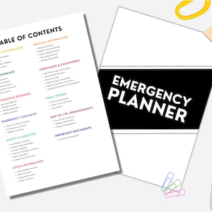 End of Life Planner Printable, Emergency Binder Printable, Beneficiary Info, Last Wishes Planner, Estate Planning Binder, Will Preparation