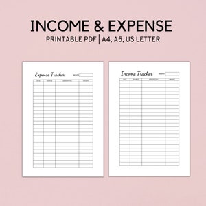 Budget Planner Printable, Bundle of 7 Printable, Finance Planner, Bi ...