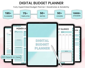 Digital Budget Planner Goodnotes, Finance Planner iPad, Bi Weekly Budget Planner, Monthly Budget, Paycheck Budget, Savings Challenges