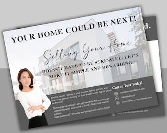 Just Sold Postcard: Real Estate Marketing Flyer (Digital Download)