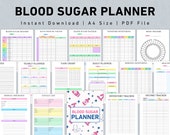 Blood Sugar Tracker, Diabetes Planner, Diabetes Meal Plan & Food List, Blood Sugar Log, Glucose Tracker, Medical Health Planner