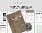 Wedding Checklist Printable, Wedding Planning Checklist, Wedding Checklist Template, Wedding Day Checklist, Wedding Mood Board