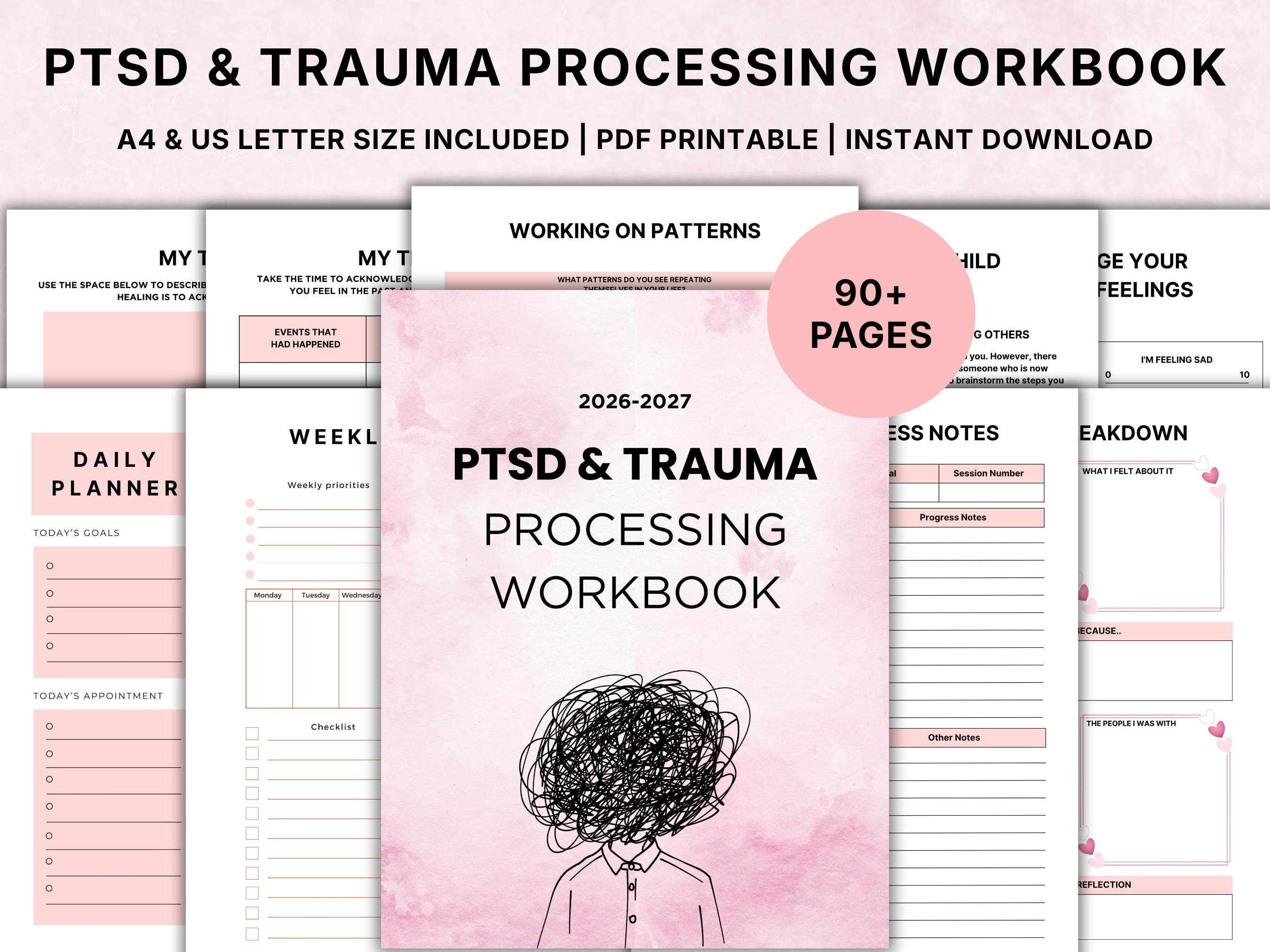 Trauma Processing.pdf Trauma Processing Workbook Printable | PTSD Recovery Journal | Mental ...