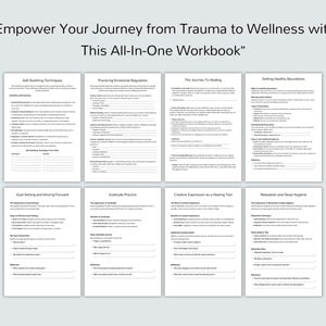 Trauma Therapy Worksheet for Adults, Trauma Worksheets, Crisis Therapy ...