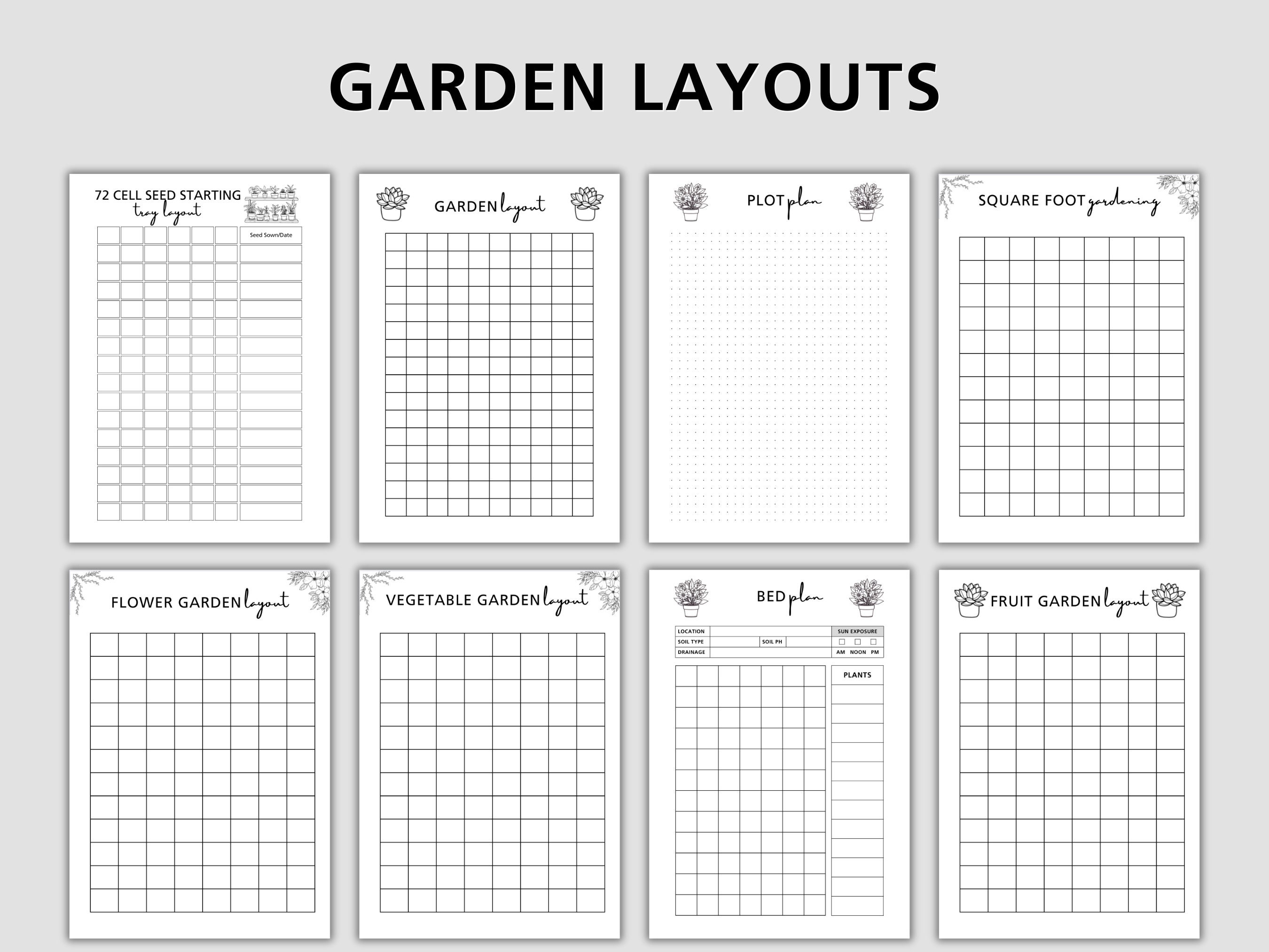 Minimalist Gardening Planner Printable, Garden Planner, Plant Planner, Garden Journal, Garden ...