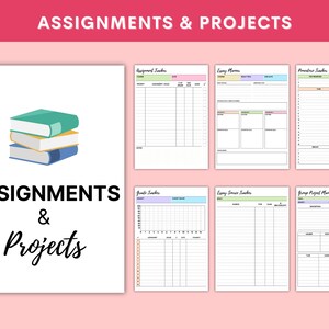 2025 Adhd Student Planner Printable, Study Planner Bundle, Adhd Study ...
