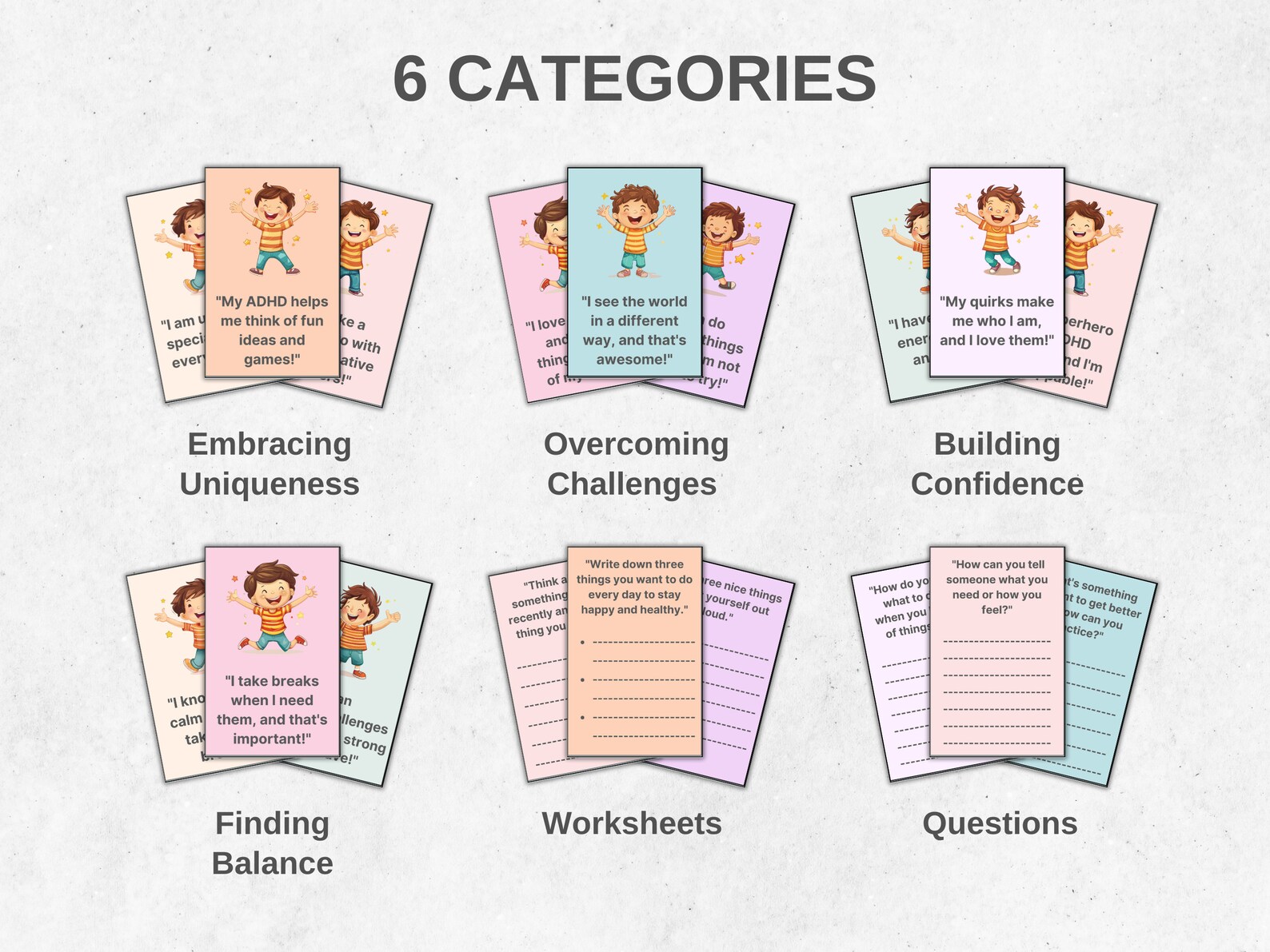 ADHD Strength Cards, Executive Functioning, Social Emotional Learning ...