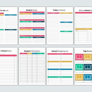Homeschool Planner Printable, Homeschool Printable Organizer, Weekly ...