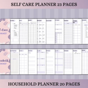 Adhd Planner Adult, Adhd Planner Printable, ADHD Productivity Planner, adhd digital planner, adhd daily planner, adhd life planner PDF image 4