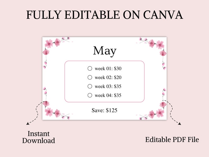 A6 Low Income Savings Challenge Bundle, Monthly Savings Challenge Bundle, Money Challenge, Savings Tracker Printable, Instant Download image 3