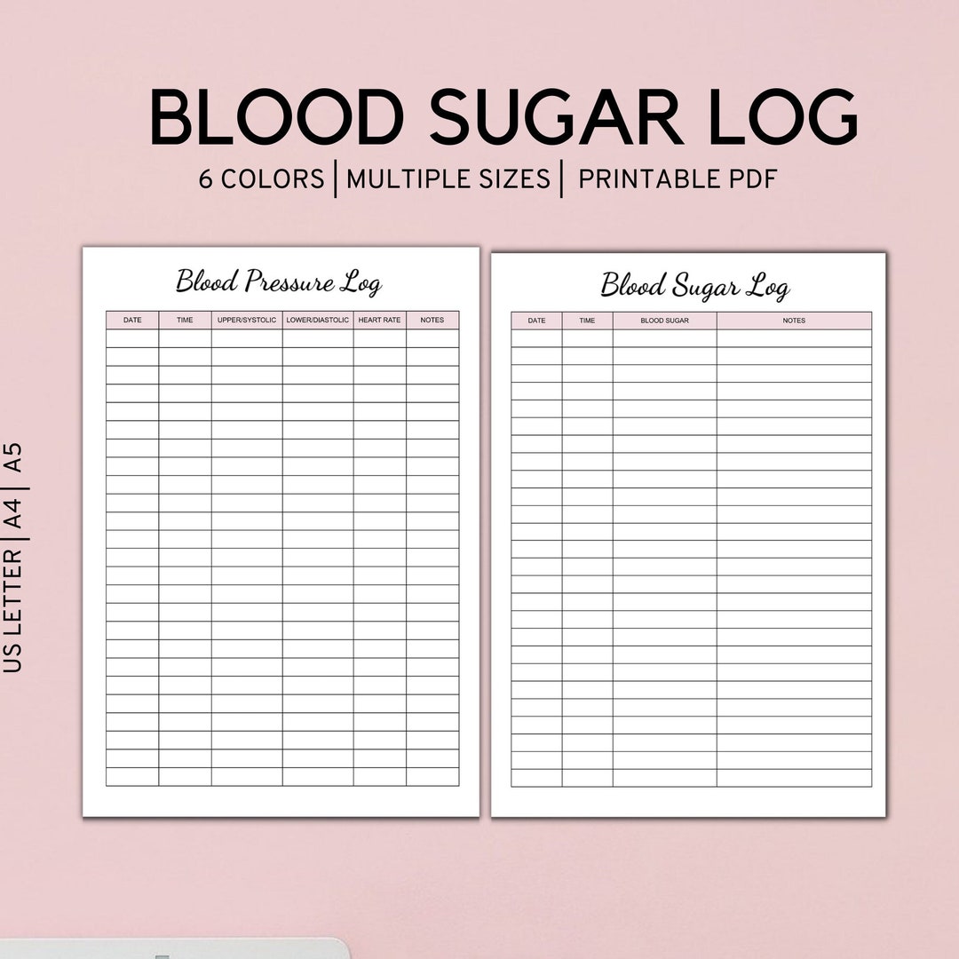 blood-pressure-blood-sugar-log-blood-sugar-blood-pressure-log-book-stock-vector-royalty-free