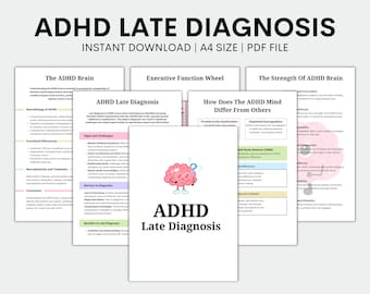 Werkbladen late diagnose ADHD: therapieplanner voor volwassenen (pdf-download)