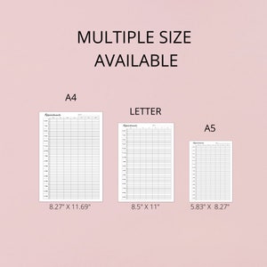 Appointment Tracker Printable, 15 Minute Interval Appointment Planner, Appointment Inserts, Appointment Book, Nail Appointment image 4