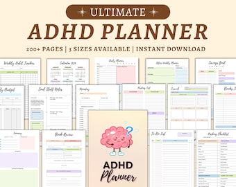 ADHD Planner: Productivity & Life Organizer (PDF)