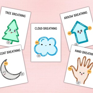 Mindfulness Breathing Cards for Kids, Mindful Breathing Activities ...