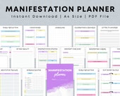 Manifestation Journal Printable, Gratitude Journal, Wellness Journal, Law Of Attraction, Manifestation Check, Dream Manifestation PDF