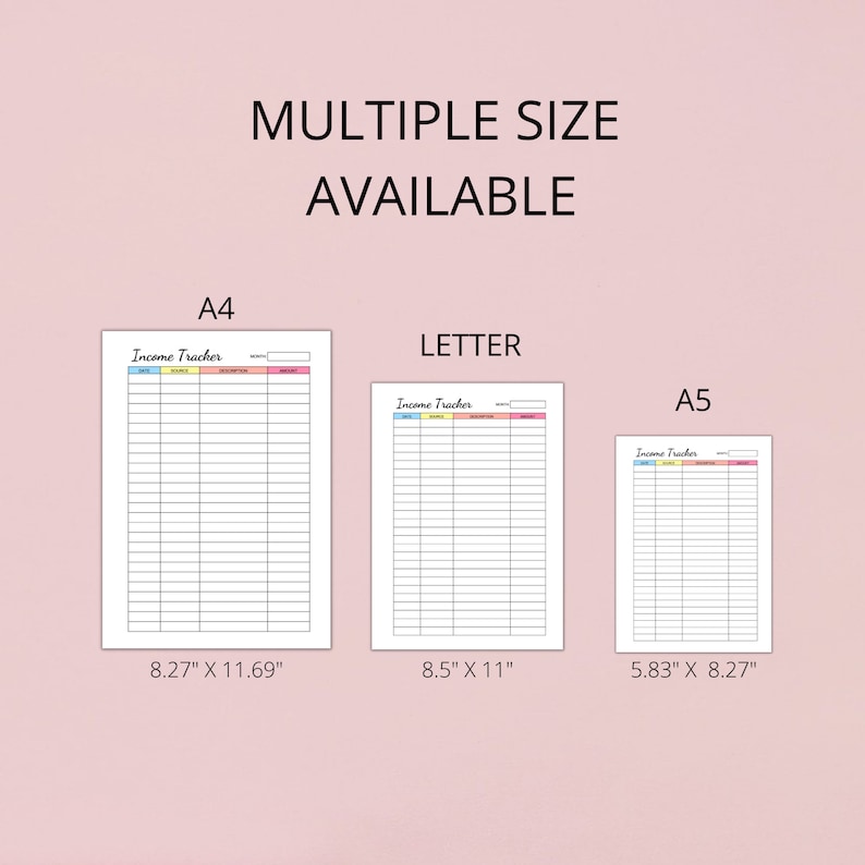 Business Expense Tracker, Small Business Income and Expense Tracker ...