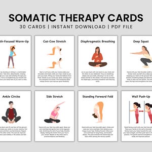 Somatische Psychotherapie Bewältigungsfertigkeiten, Somatische Übungen zur Regulation des Nervensystems, Emotionsregulation, PTSD Therapie Karteikarten