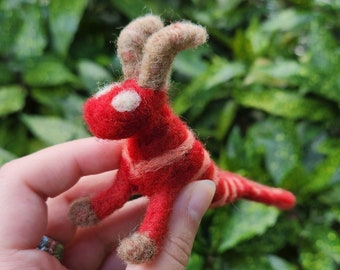 Pictish Beast Needle Felted Creature