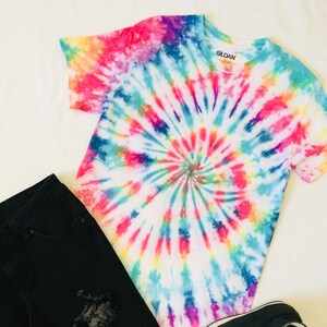 Rainbow Spiral ~ Adult and Youth Sizes ~ Short Sleeve
