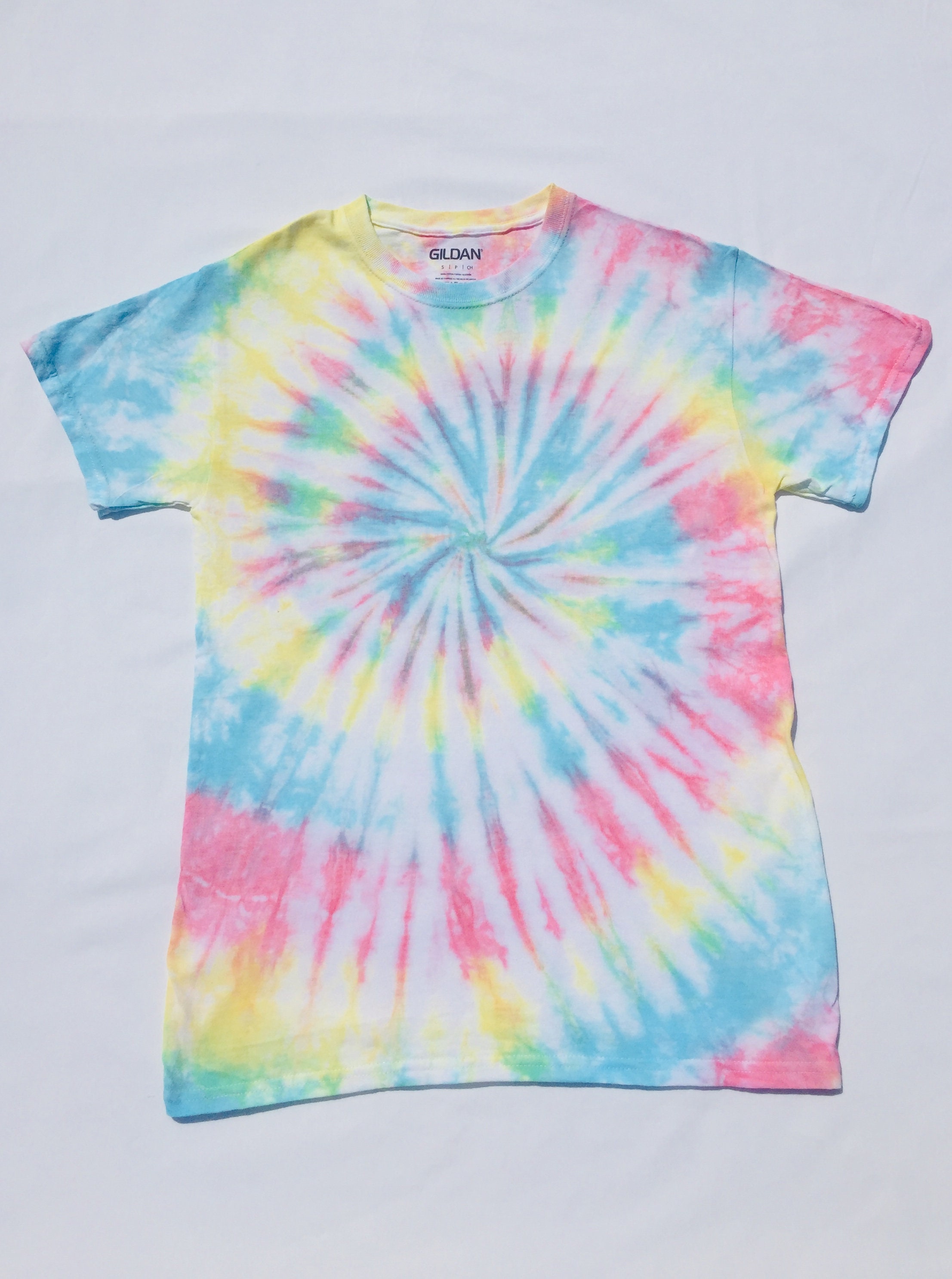 Summer Pastel Tie Dye Swirl Adult and Youth Sizes Limited - Etsy