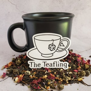 The Teafling Sticker - Die Cut Sticker, Vinyl Sticker, Laptop Decal