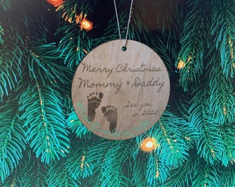 Personalizable Pregnancy Ornament