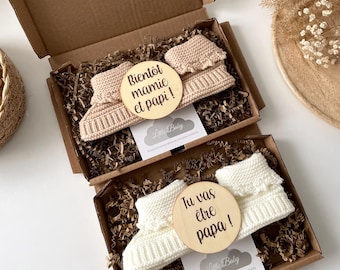 Annonce grossesse | Coffret naissance | Tu vas être papa | cadeau papi et mamie | annonce surprise | Annonce enceinte