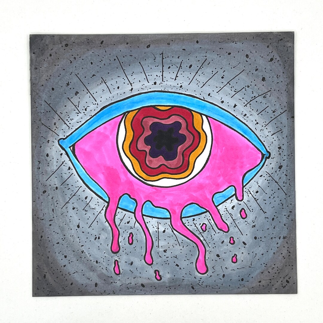 Trippy Drippy Eye - Etsy