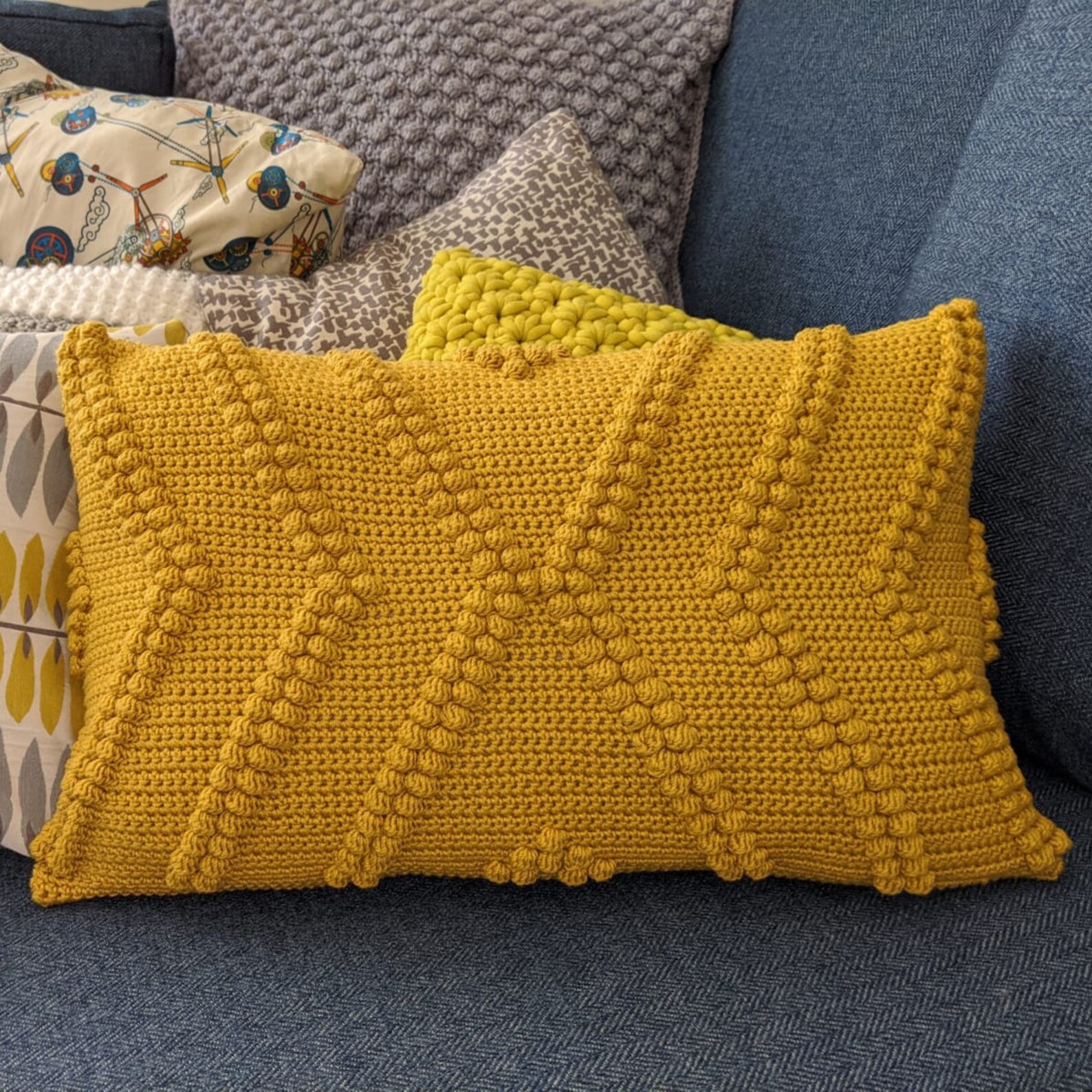 Crochet Cushion Pattern Crochet Pillow Pattern Crochet Throw Etsy