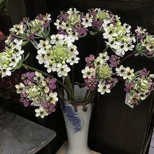 Artificial Ornithogalum Dubium Flower, Realistic Star Of Bethlehem, Wedding Bouquet DIY Material, Home Floral Decor, Dining Table Spray Pick