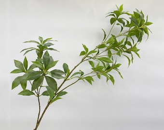 フェイクのアゲハの葉の枝、フェイクの葉の工芸品、人工の緑、家の植物の装飾、ウェディングパーティーのフラワーアレンジメントのセンターピース