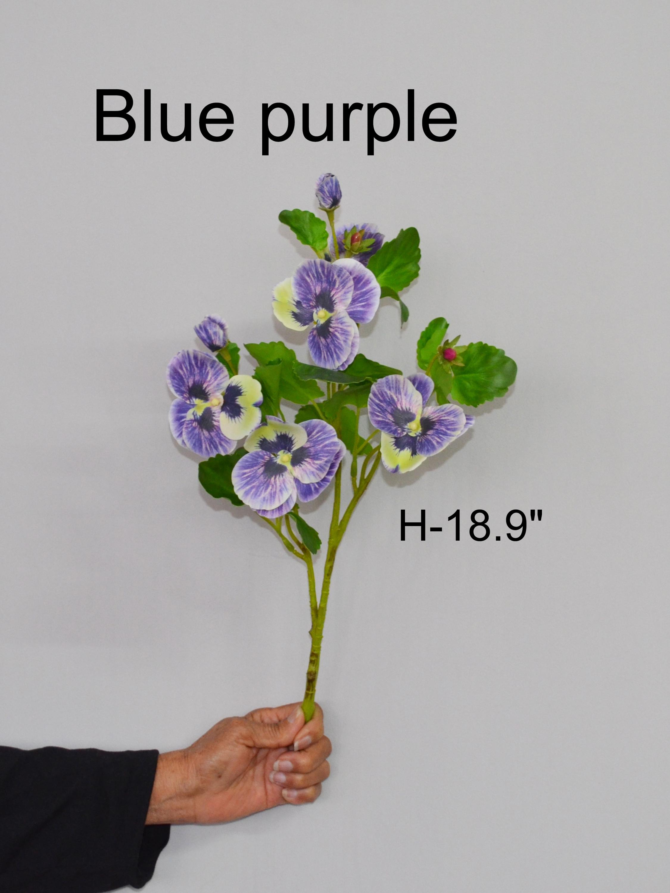 Artificial Pansy Flower, Quality Johnny Jump Up, Faux Viola