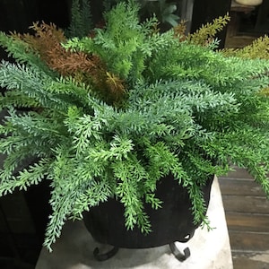 Kunstspargel Farn Pflanze, Fake Greenery Craft, rustikales Wildgras, Home Floral Dekor, Brautstrauß Blattfüller, Hochzeitsgesteck