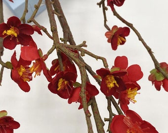6 Rami Di Fiori Di Pesco Artificiali – 40 Cm – Seta E Filo Di Ferro – Decorazione Primaverile Per Casa E Matrimoni - 3