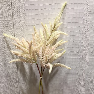 Astilbe Spray Bouquet, Astilbe Chinensis Flower Bundle, Artificial Flower Crafts, Rustic Wildflowers, Home Floral Decor, For Bouquet Garland