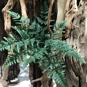 Ostrich Fern Plant, Artificial Tropical Greenery, Realistic Floral Decoration, Window Flower Craft,  Dining Table Potted, Home Arrangement