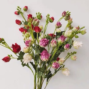 Quality Yucca Gloriosa Flower with Long Stem, Artificial Wildflower, Rustic Garden Spray, Home Floral Arrangement, Bouquet Wreath Material