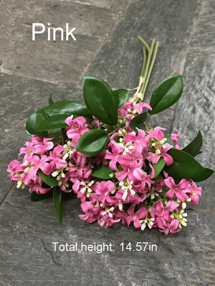Artificial Orange Jasmine Bouquet, Faux Murraya Paniculata Flower